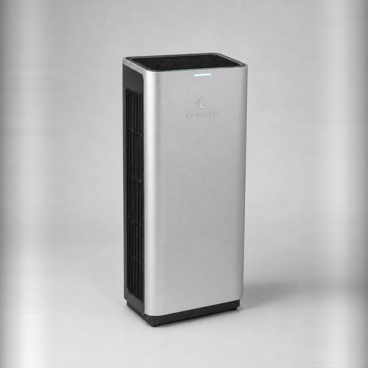 Aurelixi Aeris Office Pro air purifier with integrated Aurelixi logo