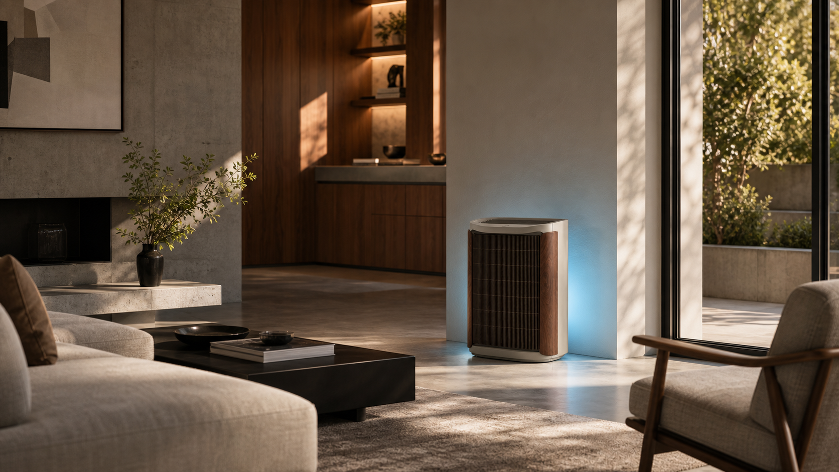 Aurelixi purifier in a modern American home